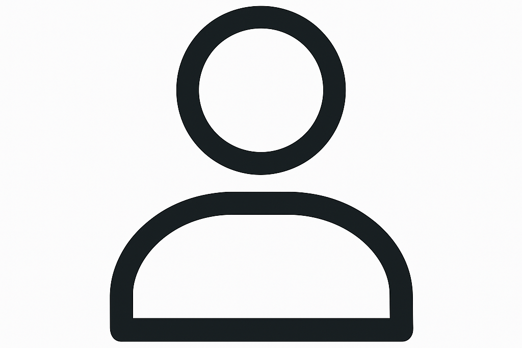 Symbol für Individualität – stilisierte Person